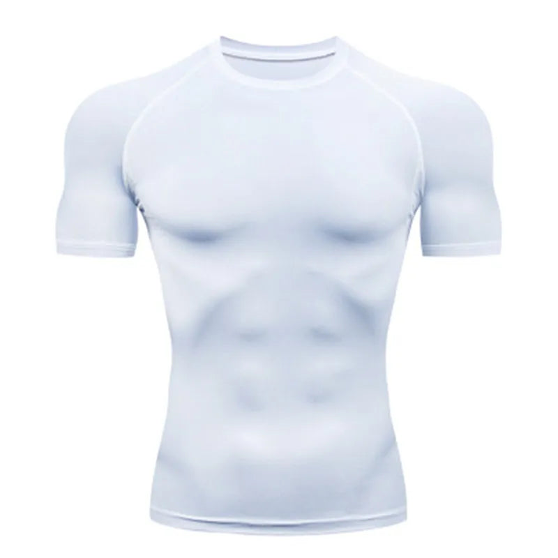 Herren Kompressions-Trainingsshirt - Atmungsaktiv & Elastisch